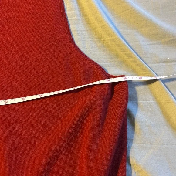 Banana Republic Rich Red Knit Top - Picture 10 of 12